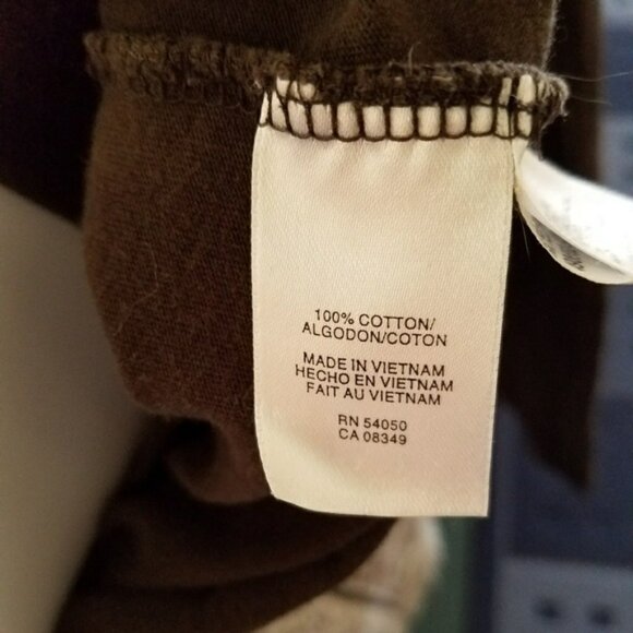 3 cotton shirts in earth tones - Picture 9 of 14